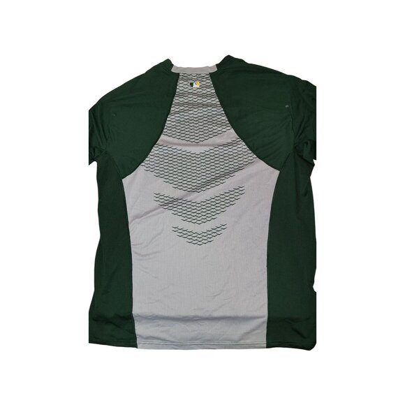 Nike Pro Hypercool As 3/4 Sleeve Shirt 2XL Green & Yellow - Picture 2 of 5